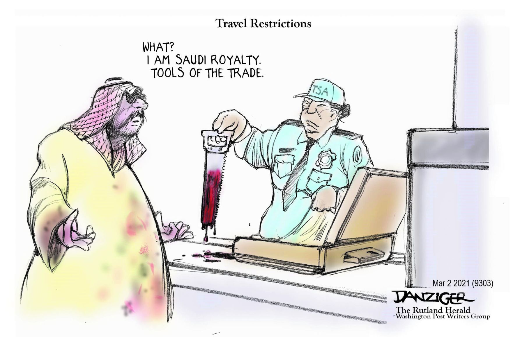 Jeff Danziger cartoon